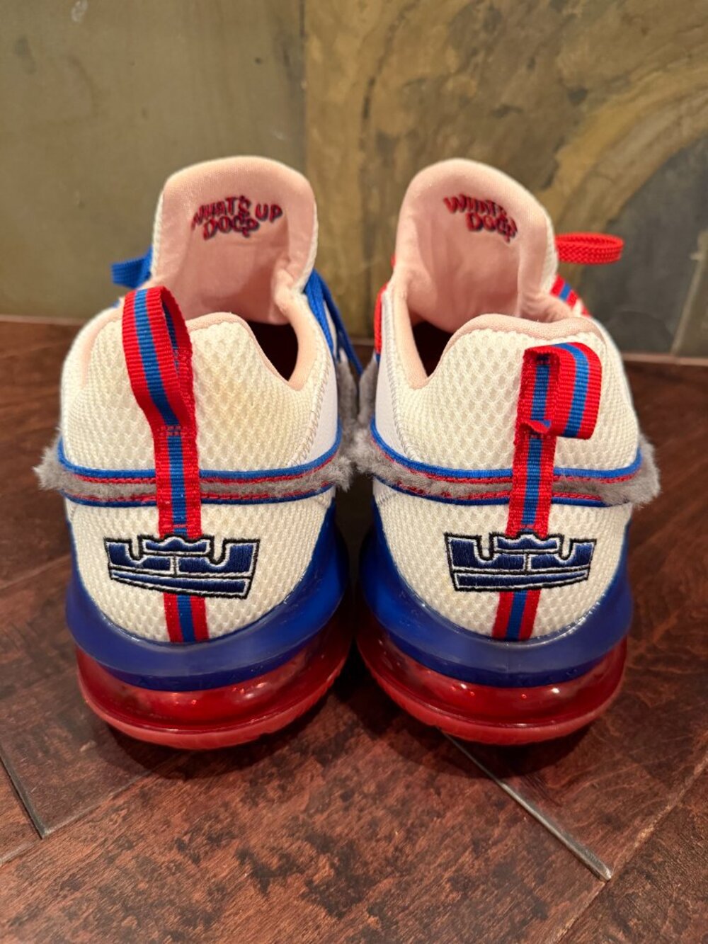 Nike LeBron 17 Low Tune Squad Space Jam Size 18 White Sneakers CD5007-100 - Picture 9 of 11